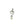 Milgrain Lavaliere Vintage Japanese Saltwater Cultured Akoya Charm Pendant- Sterling Silver