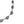 Antique Art Deco Seed Pearl Riviere Style Station Marcasite Link Choker Necklace- Sterling Silver 15 Inch