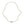 Petite 4.50MM Vintage Japanese Saltwater Cultured Akoya Pearl Necklace Strand - 10K White Gold 16.50 Inch