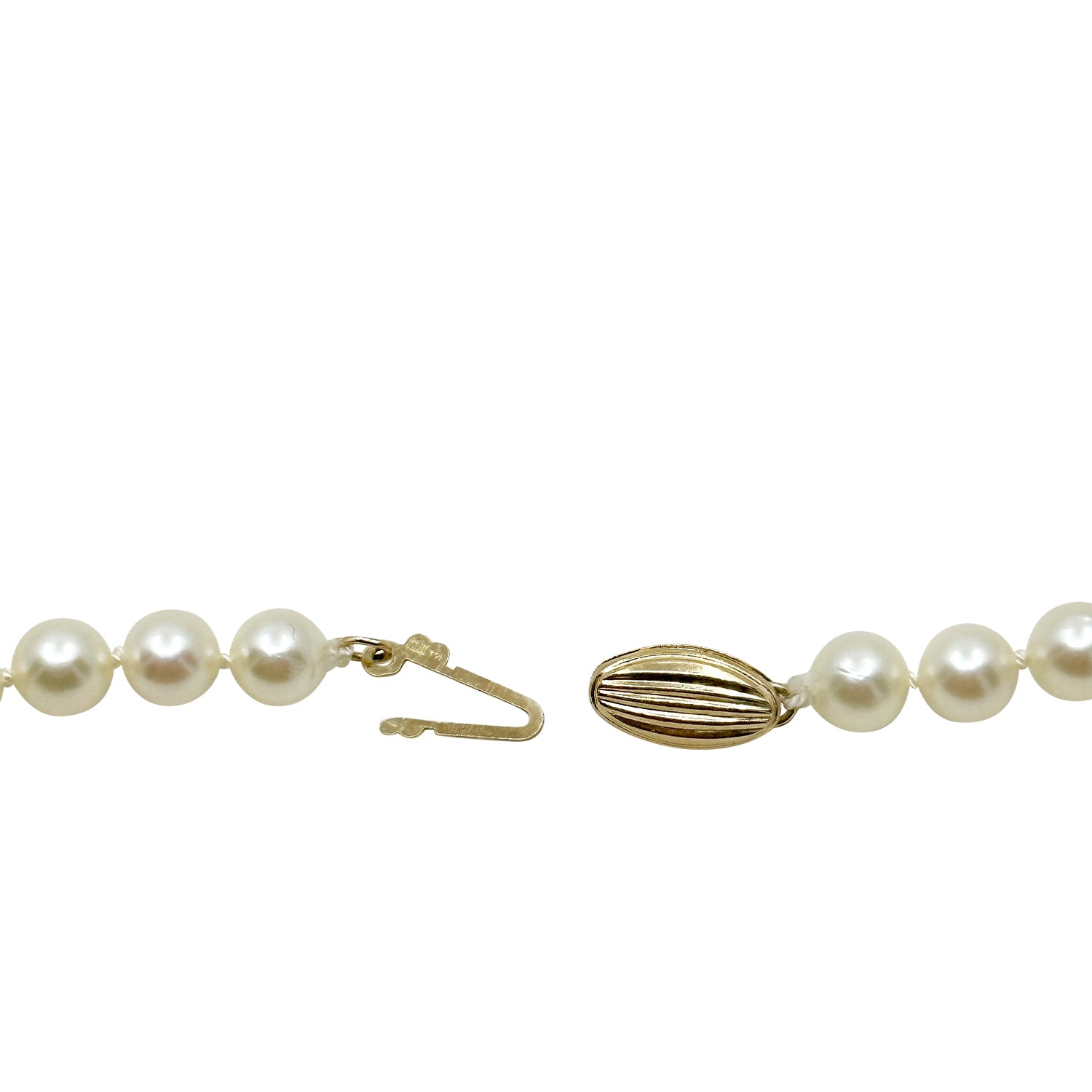 Matinee Strand Mikimoto Blue Lagoon Japanese Cultured Akoya Pearl Necklace - 14K Yellow Gold 24 Inch