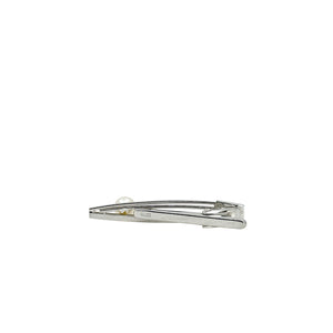 MCM Modernist Vintage Men's Japanese Saltwater Akoya Cultured Pearl Tie Bar- Sterling Silver