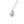 Gray Japanese Saltwater Akoya Cultured Pearl Vintage Clover Pendant- Sterling Silver 15.50 Inch