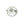 Designer A&Z Sakura Cherry Blossom Japanese Saltwater Akoya Cultured Pearl Vintage Circle Brooch- Sterling Silver