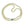 Golden Akoya Collar Double Strand Art Nouveau Japanese Saltwater Cultured Akoya Pearl Vintage Choker Necklace - 14K White Gold 14.25 & 14.75 Inch