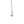 Mid Century Japanese Saltwater Akoya Cultured Pearl Triangle Geometric Pendant Necklace- Sterling Silver 16 Inch