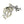 Large Tree Branch Bow Japanese Saltwater Akoya Cultured Pearl Vintage Spray Brooch- Sterling Silver