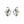 Swirl Mikimoto Mid Century Cluster Akoya Saltwater Cultured Pearl Vintage Screwback Earrings- Sterling Silver