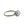 Light Gray Retro Japanese Saltwater Akoya Cultured Pearl Solitaire Ring- Sterling Silver Sz 6