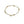 Vintage Tube Japanese Saltwater Akoya Cultured Pearl Vintage Link Bracelet- Yellow Gold Filled