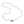 Antique Keshi Seed Pearl Petite Diamond Filigree Deco Necklace- 14K White Gold 17 Inch