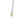 Mid Century Modern Japanese Cultured Akoya Solitaire Baroque Pearl Pendant- 14K White Gold & Sterling Silver 18.50 Inch