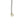 Mid Century Modern Japanese Cultured Akoya Solitaire Baroque Pearl Pendant- 14K White Gold & Sterling Silver 18.50 Inch