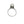 Claw Prong MCM Solitaire Vintage Japanese Saltwater Akoya Cultured Pearl Ring- Sterling Silver Sz 6.50