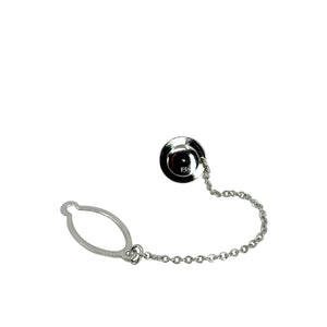 Designer Mikimoto Mid-Century Modern Japanese Saltwater Akoya Cultured Pearl Tie Tac- Sterling Silver