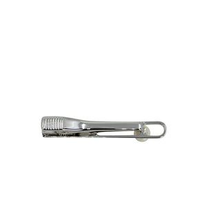 Mid Century Mikimoto Pearl Island Men's Japanese Saltwater Akoya Cultured Pearl Designer Tie Bar- Sterling Silver