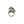 Abstract Double Blue Gray Japanese Saltwater Akoya Cultured Pearl Vintage Ring- Sterling Silver Sz 5