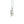 Mid Century Swirl Japanese Cultured Akoya Solitaire Pearl Pendant- Sterling Silver 18.50 Inch