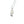 Mid Century Swirl Japanese Cultured Akoya Solitaire Pearl Pendant- Sterling Silver 18.50 Inch