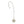 Mid Century Cluster Flower Japanese Saltwater Akoya Cultured Pearl Pendant- Sterling Silver 18 Inch