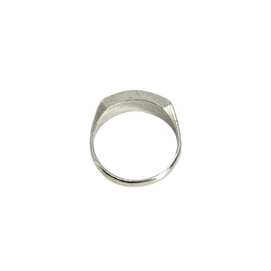 Art Deco Engraved Triple Japanese Saltwater Akoya Cultured Pearl Vintage Band Ring- Sterling Silver Sz 7