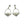 Basket Dangle Japanese Saltwater Akoya Cultured Pearl Screwback Earrings- Sterling Silver