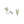 Vintage Solitaire Akoya Saltwater Cultured Pearl Screwback Earrings- 14K White Gold