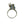 Modernist Angular Blue Topaz Japanese Saltwater Akoya Cultured Pearl Ring- 10K White Gold Size 8