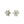 Snowflake Burst Mikimoto Vintage Akoya Saltwater Cultured Pearl Screwback Earrings- Sterling Silver