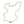Petite Graduated Japanese Saltwater Akoya Cultured Pearl Art Deco Necklace - 14K White Gold 19.25 Inch