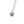 Mid Century Designer Theda Heart Japanese Saltwater Akoya Cultured Pearl Pendant- Sterling Silver 15 Inch