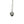 Mid Century Designer Theda Heart Japanese Saltwater Akoya Cultured Pearl Pendant- Sterling Silver 15 Inch
