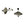 Amita Black Rhodium Saltwater Akoya Cultured Pearl Fan Vintage Screwback Earrings- Sterling Silver