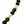 Vintage Brev Double Baroque Japanese Saltwater Cultured Akoya Pearl Tiger Eye Necklace- 18K Yellow Gold 38.50