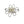 Atomic Burst Japanese Saltwater Cultured Akoya Pearl Vintage MCM Brooch- Sterling Silver