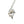 Vintage Leaf Mid Century Japanese Saltwater Akoya Cultured Pearl Pendant- Sterling Silver 16 Inch