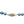 Vintage Bright Blue Mid-Century Japanese Saltwater Akoya Cultured Pearl Necklace - 14K Yellow Gold 17 Inch