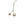 Petite Twin Branch Japanese Saltwater Akoya Pearl Drop Vintage Pendant- 14K Yellow Gold