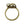 Hawaii Vintage Leaf Japanese Saltwater Akoya Cultured Pearl Ring- 14K Yellow Gold Size 8.25