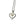 Vintage Heart Japanese Saltwater Akoya Cultured Pearl Modernist Pendant Necklace- Sterling Silver 15.5 Inch