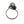 Vintage Blue Japanese Saltwater Akoya Cultured Pearl Solitaire Ring- Sterling Silver Sz 7