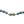 Vintage Blue Japanese Saltwater Akoya Cultured Pearl Modernist Necklace - 18K White Gold 19 Inch