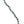 Vintage Blue Japanese Saltwater Akoya Cultured Pearl Modernist Necklace - 18K White Gold 19 Inch