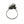 Blue White Bypass Japanese Saltwater Cultured Akoya Vintage Pearl Ring- Sterling Silver Sz 7.50