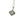 Mid Century Designer Theda Geometric Japanese Saltwater Akoya Cultured Pearl Pendant- Sterling Silver 18 Inch