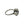 Vintage Triple Leaf Diamond Japanese Saltwater Akoya Cultured Pearl Ring- 14K White Gold Size 5 3/4