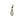 Vintage MCM Solitaire Japanese Saltwater Akoya Cultured Pearl Pendant- 333 8K Yellow Gold
