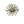 Atomic Vintage Burst Japanese Saltwater Akoya Cultured Pearl MCM Brooch- Sterling Silver