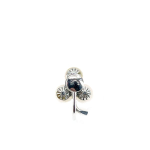A&Z Designer Akoya Saltwater Cultured Pearl Screwback Earrings- Sterling Silver