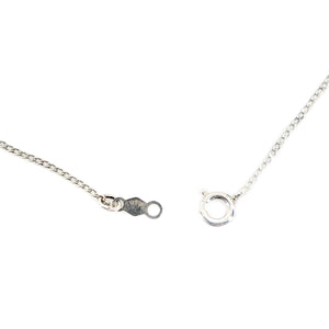 Nouveau Botanical Leaf Vintage Japanese Cultured Akoya Pearl Pendant Necklace- Sterling Silver 16 Inch
