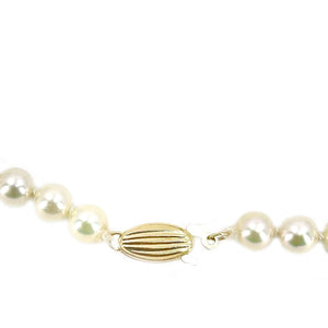 Mikimoto Blue Lagoon Japanese Cultured Akoya Pearl Strand - 14K Yellow Gold 18 Inch